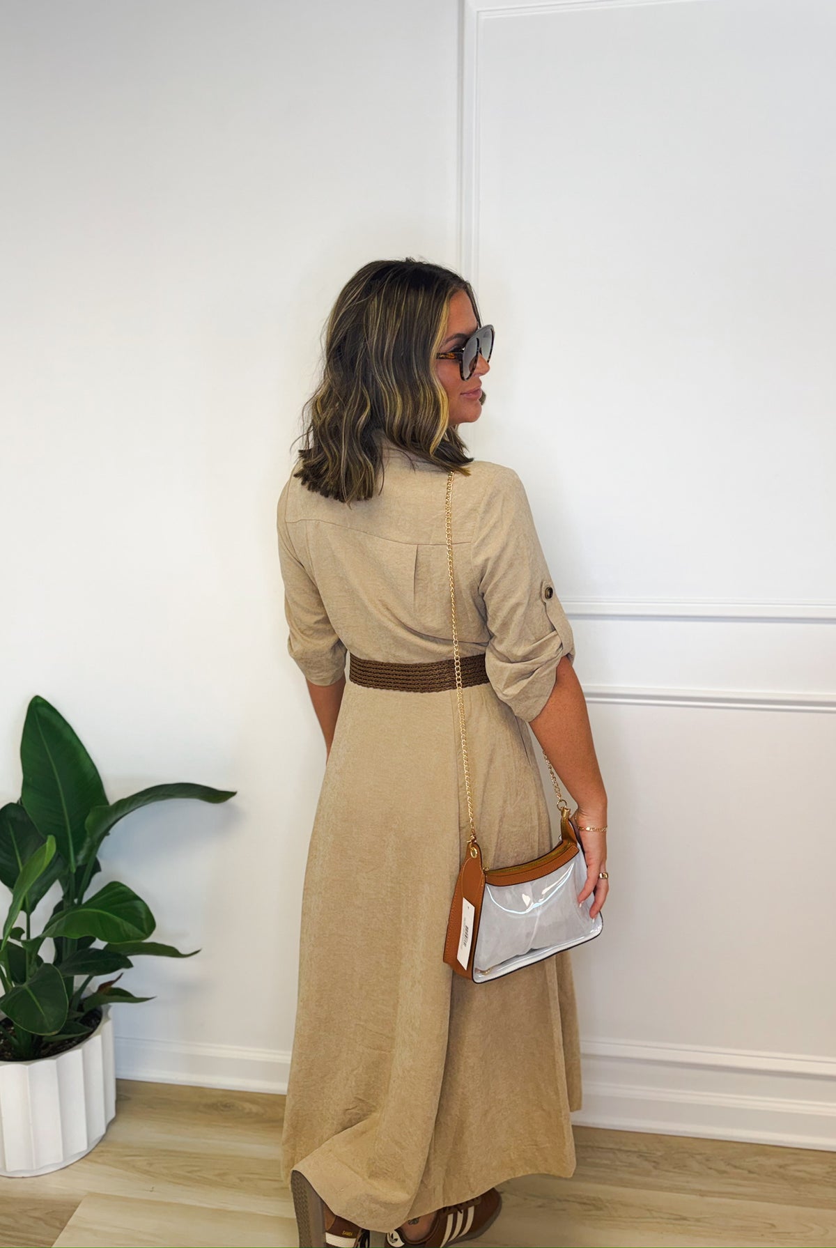 City Stroll midi dress, women's dress from Aurea Lux Collective boutique in Lawton, OK, image 4 of 4