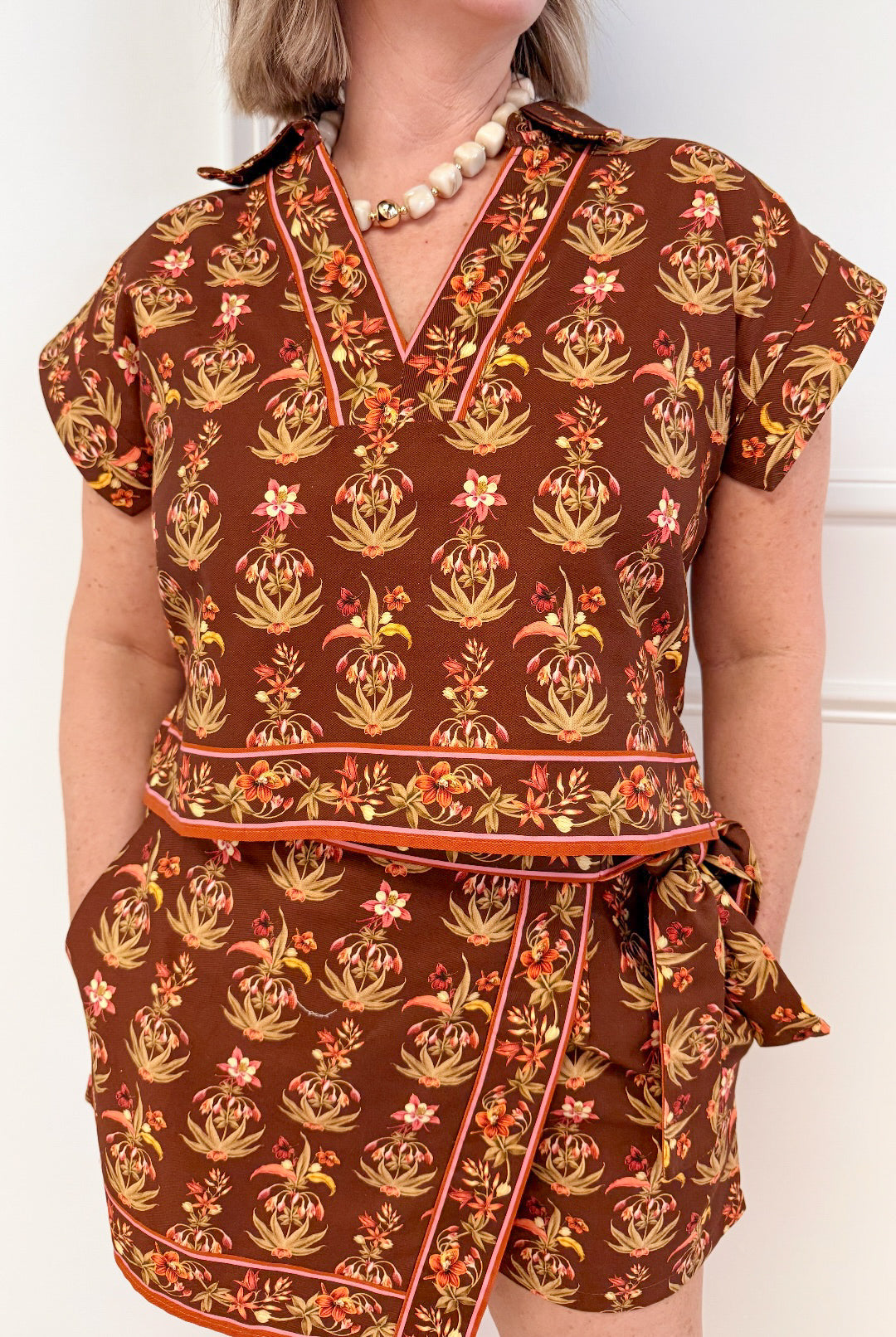 Autumn Muse skort, women's skirt from Aurea Lux Collective boutique in Lawton, OK, image 3 of 4