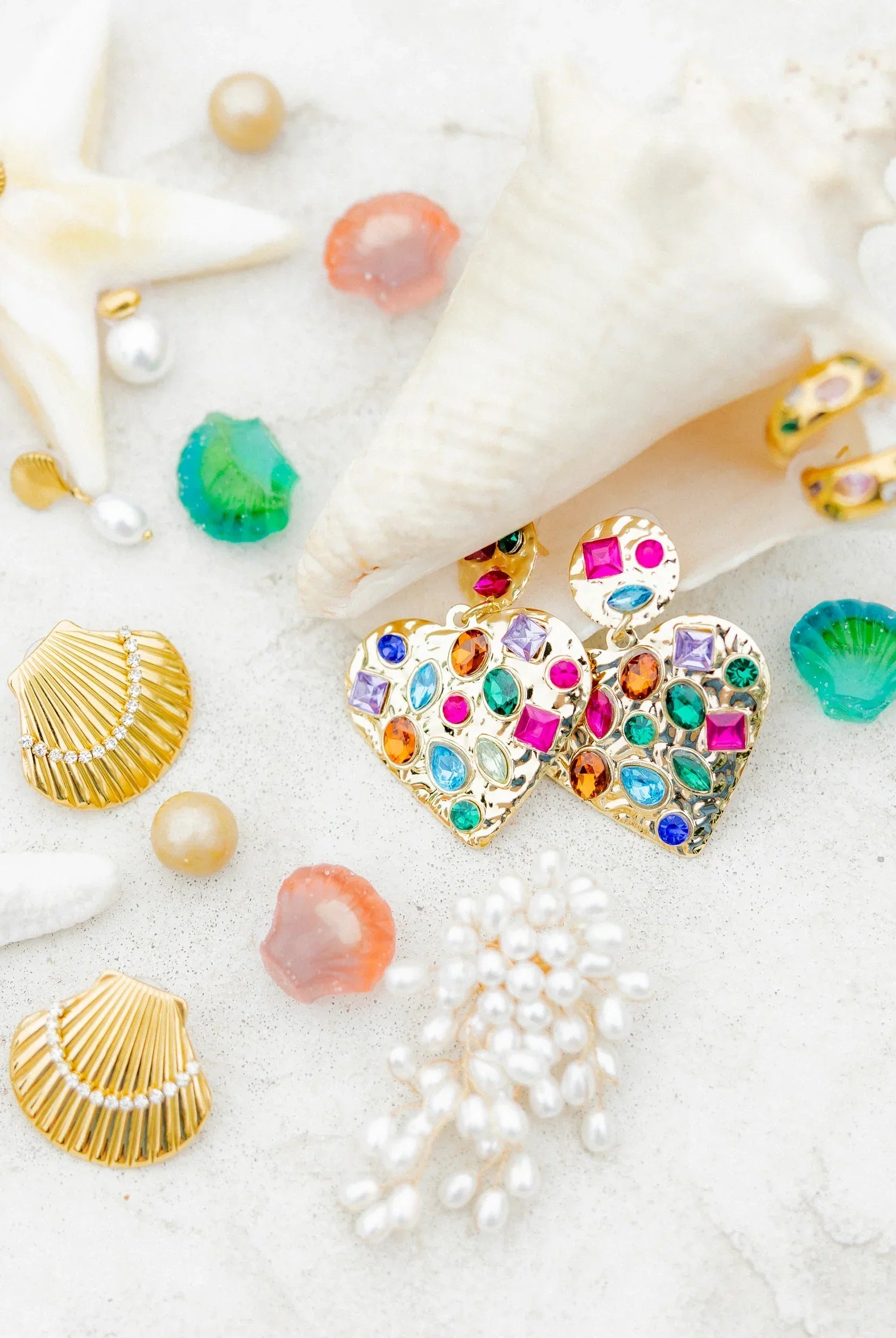 ARIEL PEARL STATEMENT EARRINGS BY LINNY CO - Earrings