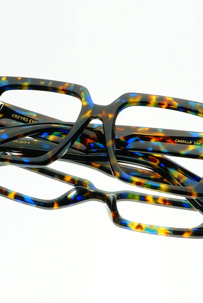 FREYRS CAMILLA BLUE LIGHT GLASSES- BLUE TORTOISE