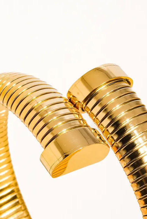 GOLD NON-TARNISH BOLD BANGLE - Bracelet