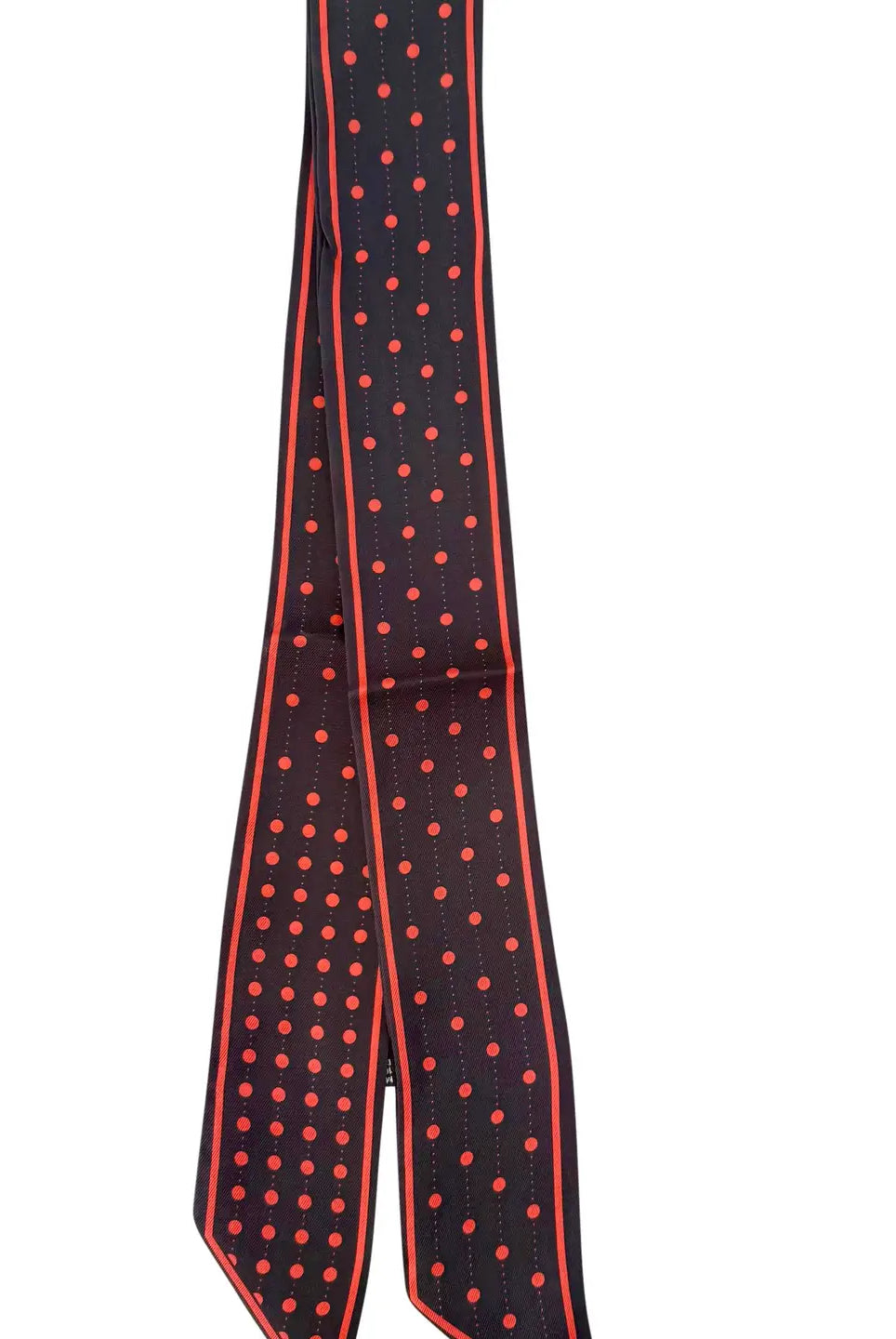 KNOTTED RED AND BLACK GAMEDAY SCARF NECKLACE - Necklaces