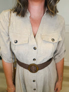 City Stroll midi dress, women's dress from Aurea Lux Collective boutique in Lawton, OK, image 3 of 4
