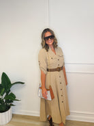 City Stroll midi dress, women's dress from Aurea Lux Collective boutique in Lawton, OK, image 1 of 4