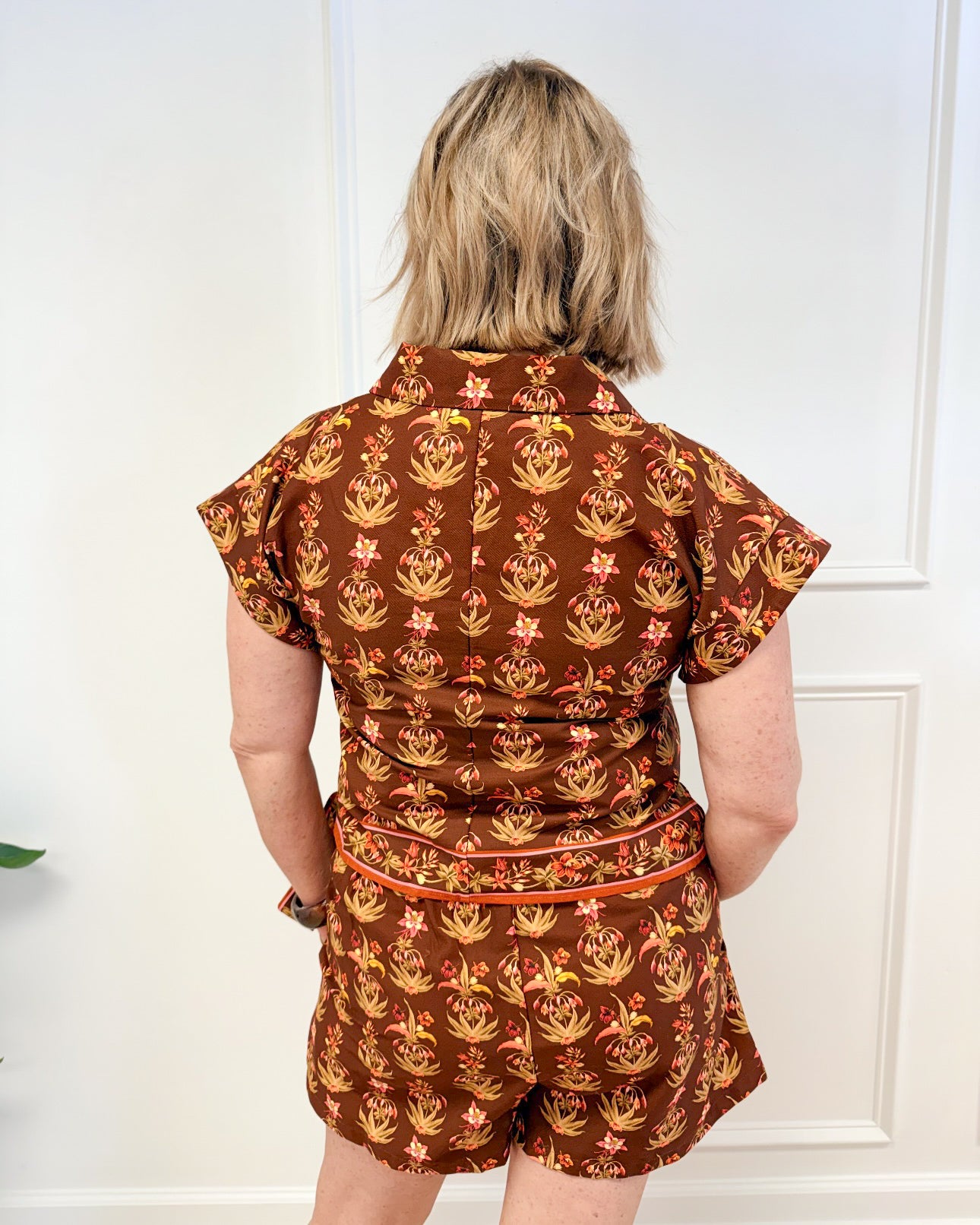 Autumn Muse skort, women's skirt from Aurea Lux Collective boutique in Lawton, OK, image 2 of 4