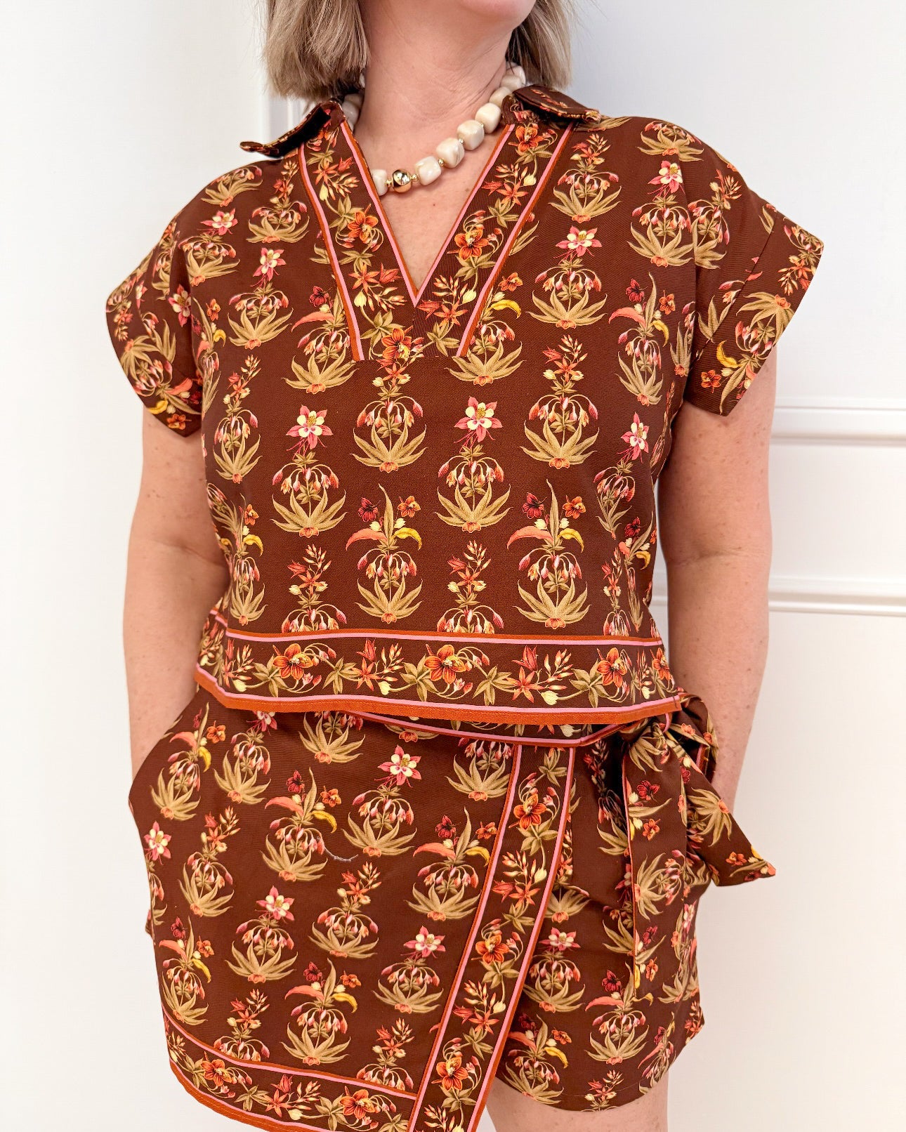 Autumn Muse skort, women's skirt from Aurea Lux Collective boutique in Lawton, OK, image 3 of 4