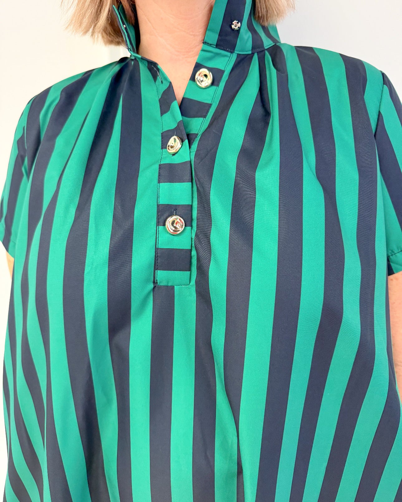 Main Attraction striped midi dress, women's dress from Aurea Lux Collective boutique in Lawton, OK, image 3 of 4