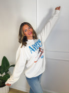 Après All Day Ski Club Sweatshirt – front view | Aurea Lux Collective