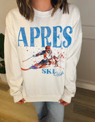 Après All Day Ski Club Sweatshirt – detail view | Aurea Lux Collective