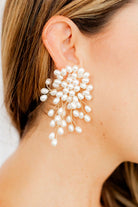 ARIEL PEARL STATEMENT EARRINGS BY LINNY CO - Earrings