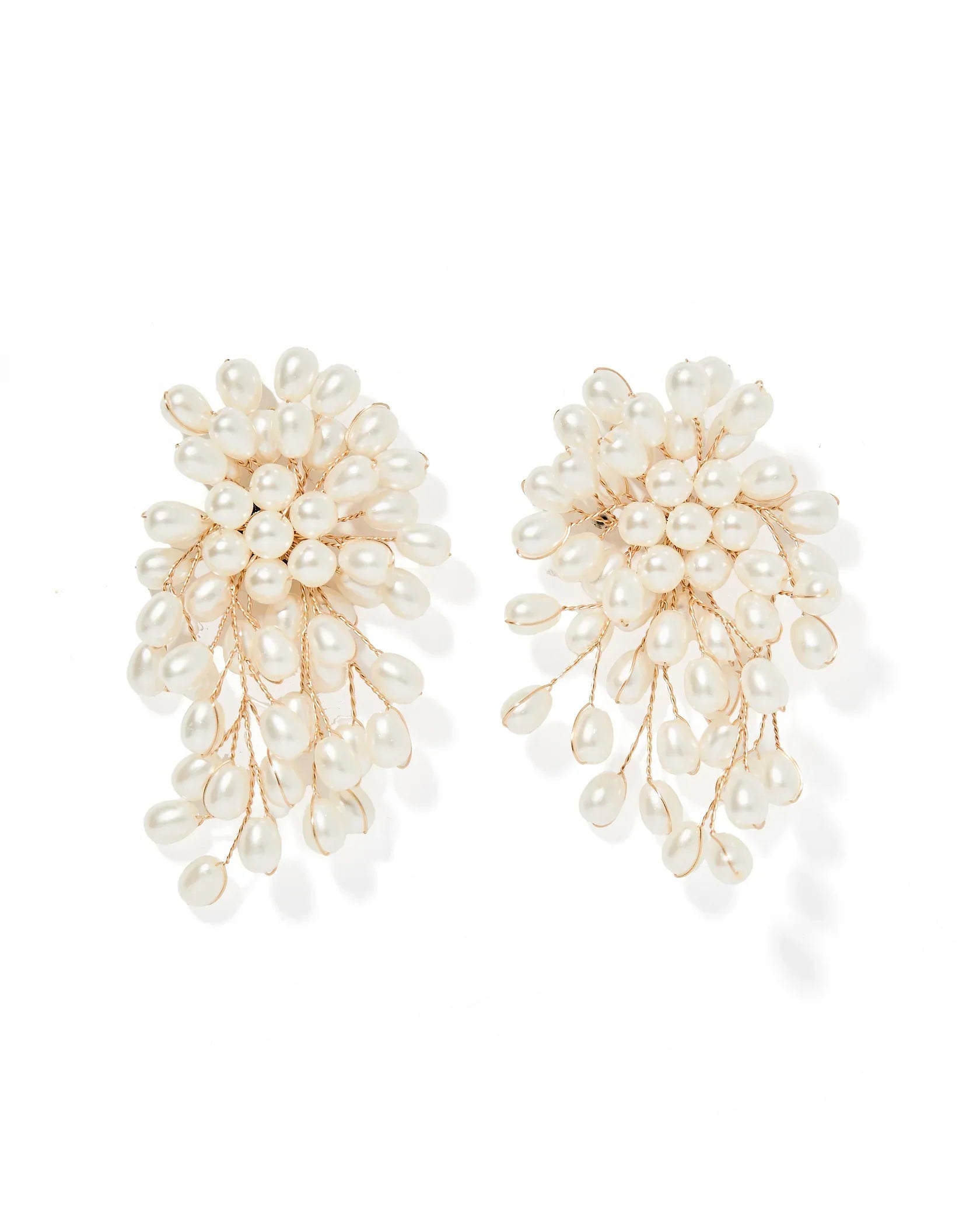 ARIEL PEARL STATEMENT EARRINGS BY LINNY CO - Earrings