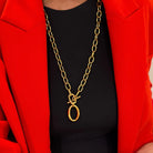CHANDLER WRAPPED GOLD NECKLACE - Necklaces