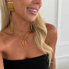 CHANDLER WRAPPED GOLD NECKLACE - Necklaces