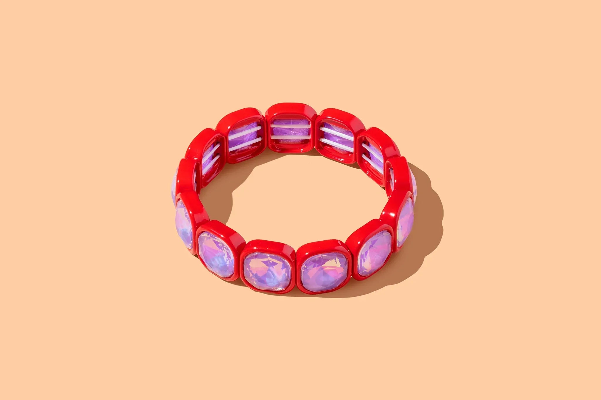 Elise Beaded Bracelet by Taylor Elliott Designs featuring a blend of colorful enamel and stone accents, perfect for adding elegance to any outfit.