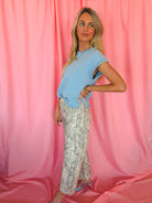 Entro Snake Print Barrel Jeans - Bottoms