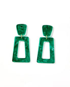 KENNEDY STATEMENT EARRINGS FORREST GREEN BY LINNY CO - Earrings