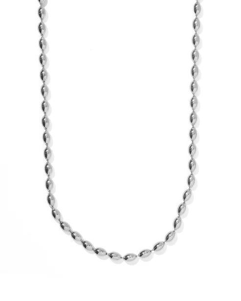 Brooke silver necklace, women's necklace from Aurea Lux Collective boutique in Lawton, OK, image 1 of 2