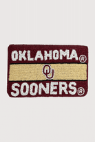 UNIVERSITY OF OKLAHOMA BEADED HARD MINI CLUTCH