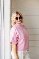 Entro Pink Butter Soft Fabric Top - Tops