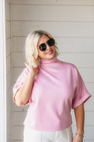 Entro Pink Butter Soft Fabric Top - Tops