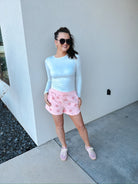 POPPY AND PINE PINK POLKA DOT SHORTS - Bottoms