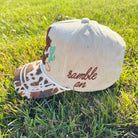 COWBOY TRUCKER HAT- POPPY AND PINE