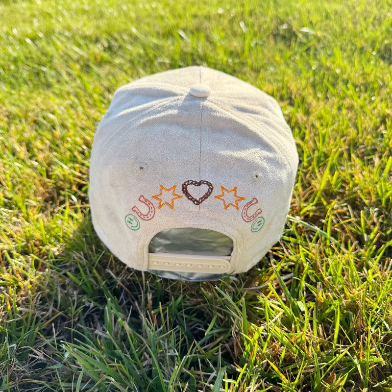 COWBOY TRUCKER HAT- POPPY AND PINE