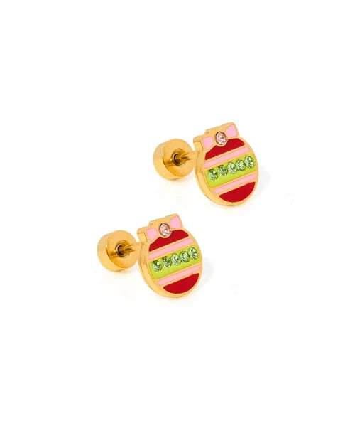 Screwback stud gift set-holiday, women's earrings from Aurea Lux Collective boutique in Lawton, OK, image 3 of 5