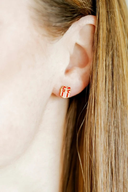 Screwback stud gift set-holiday, women's earrings from Aurea Lux Collective boutique in Lawton, OK, image 5 of 5
