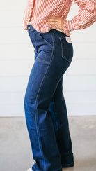 SUPER HIGH RISE VINTAGE FLARE JEANS BY VERVET - Bottoms